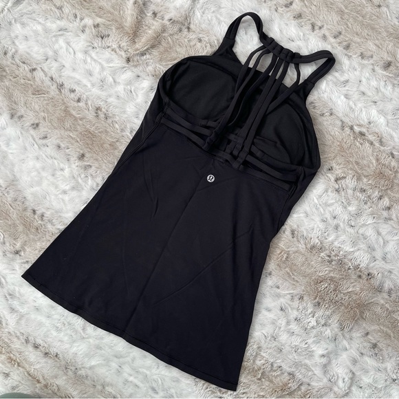 Lululemon Tank Top (Active/Yoga Wear) - Size 4 (Black) - Picture 1 of 3